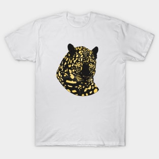 Black and Gold Leopard T-Shirt